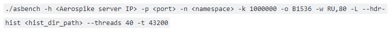 asbench aerospike code